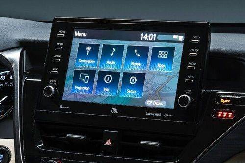 Front AC Controls of Toyota Camry Hybrid