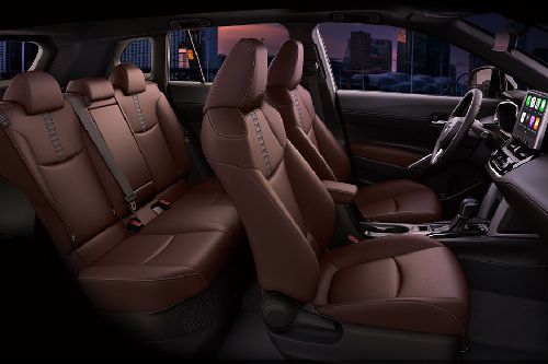 Toyota Corolla Cross Front And Rear Seats Together