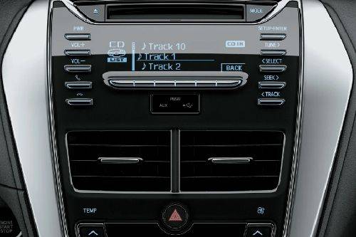 Side AC Controls of Toyota Yaris Hatchback