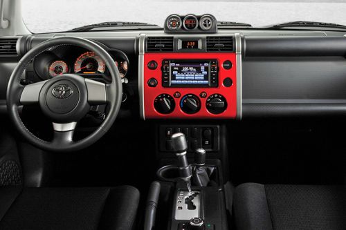 Dashboard View of FJ Cruiser