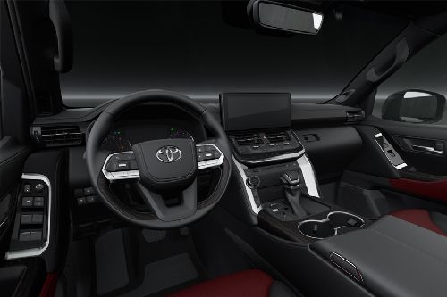 Dashboard View of Land Cruiser