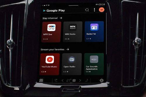 XC60 touch screen