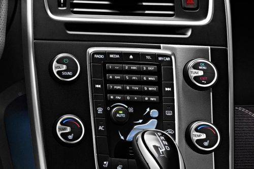 Front AC Controls of Volvo S60 (2021-2023)