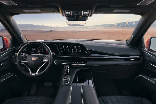 Dashboard View of Escalade V