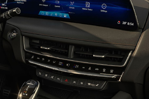 Front AC Controls of Cadillac CT5