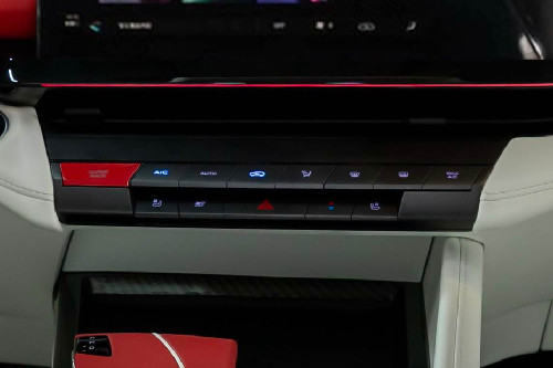 Front AC Controls of Changan UNI-V