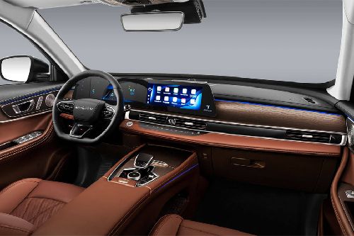 Dashboard View of  Tiggo 8 Pro Max