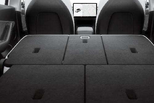 Folding Seats of Tesla Model Y