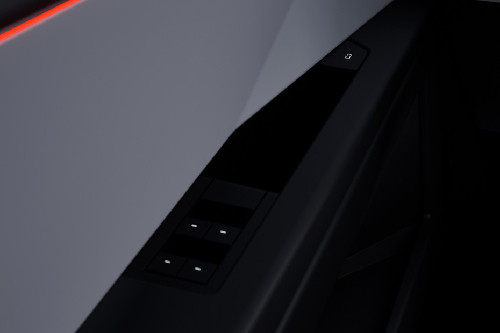 Tesla Cybertruck Drivers Side In Side Door Controls